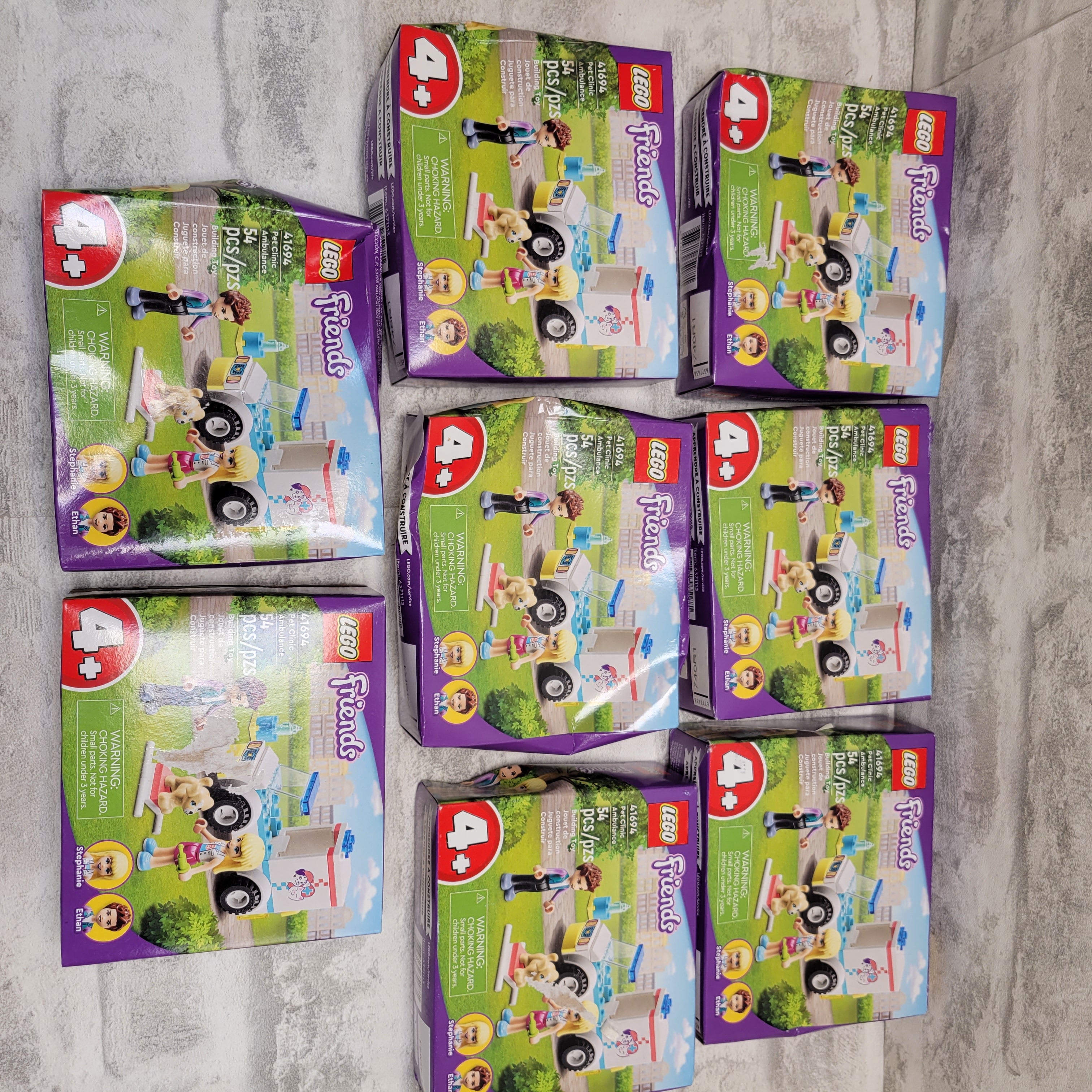 Lego Friends 41694 Pet Clinic Ambulance (Lot of 8) (7922186715374)